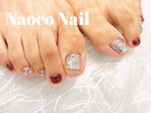 ナオコネイル(Naoco Nail)/カラフルラメ＊フラッシュネイル