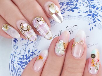 ブリス(Bliss produced by syisyu)/押し花ネイル☆