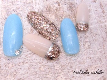 アンベリール 横浜店(Embellir)/(1438)バイカラーネイル