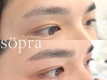 ソプラ 四条大宮店(sopra)の写真/★眉毛専門店★≪メンズ美眉スタイリング¥4400≫清潔感のあるモテ眉で魅力を最大限に引き出し第一印象UP♪