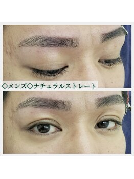 バッカス(BACCHUS)/自眉を生かしたストレート眉