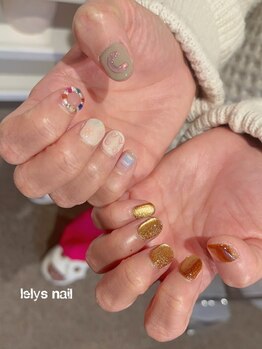 レリーズ ネイル(Lelys nail)/トレンドアート5本　ニュアンス