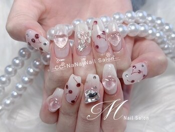 エム 池袋店(M)/立体さくらんぼネイル