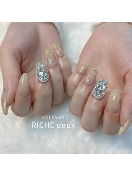 リッシュ ドゥ(RICHE deux)/埋めつくしワンホンネイル!