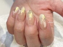 ネイルサロン イントゥ(into_)/ミラー　ニュアンスデザイン