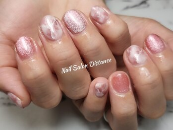 大理石風デザインネイル♪