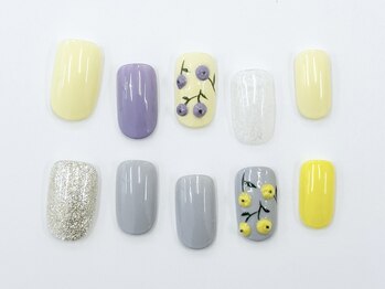ネイルサロンクイール 宇都宮店(NAIL SALON QUILL)/立体フラワーアート♪