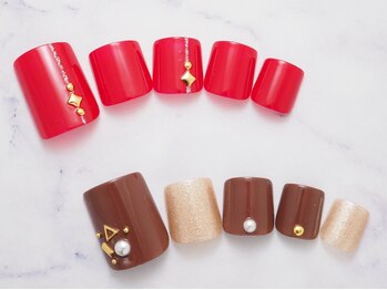 シックネイル(CHIC nail)/フットケアカラー¥6480~