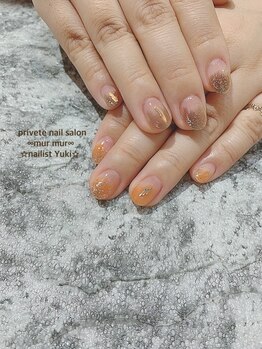 プライベート ネイルサロン マーマ(murmur)/ちぐはぐネイル