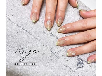 ネイルサロン キーズ(Nail salon Keys)/【お好きなアート定額】フレンチ