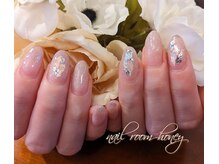 ハニー(honey)/ピンクグラデ&ホワイトシェル♪