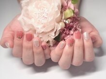 ネイルサロン メィプル/マグネット&チェックネイル