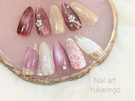 お正月成人式卒業式ネイル