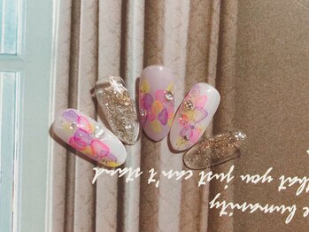 ネイルサロン プリメル(Primer)/たらしこみニュアンス