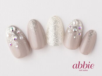 ネイルサロン アビー グランデュオ蒲田店(abbie)/ビジューグラデーション ¥11165