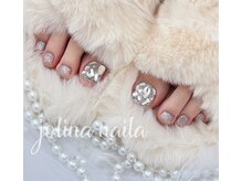 ジョリーナ ネイルズ 鶴見(Jolina Nails)/フットネイル　埋め尽くし
