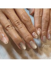 ネイルサロンリュクス (nailsalon Luxe)/手描き桜デザイン