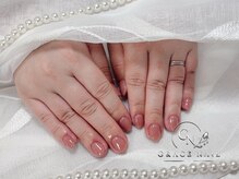 グレースネイル(GRACE NAIL)の雰囲気（爪に馴染みやすいヌーディカラーのワンカラー!!オフィスネイル）