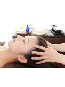 ヘッドスパで癒されたい