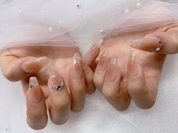 モルフォネイル(Morpho nail)/#チークネイル