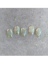 マノ(mano)/キラキラぷっくりネイル