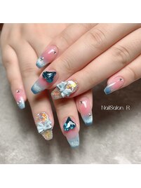 流行りのワンホンネイル
