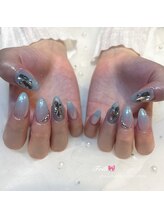 フリル(Frill)/オーロラネイル♪