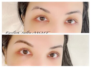 モスト(MOST)/まつげパーマ＆眉毛スタイリング