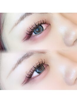 ニカ(NIKA)/まつ毛パーマ+フラットラッシュ