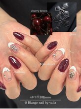 ビースタジオブランジュ(B STUDIO blange)/クロムハーツ風ネイル/秋ネイル