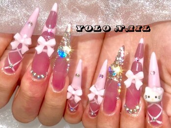 ヨロネイル(YOLO NAIL)/10本持ち込みデザイン＋長さだし