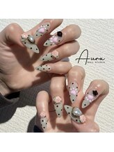 オーラネイル(Aura Nail)/韓国風ビジューネイル