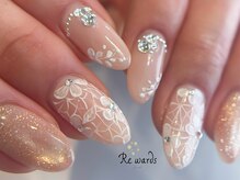 リワーズネイル 千歳船橋店(ReWARDs nail)の雰囲気（手書きレースネイル♪デザインご相談ください【千歳船橋 nail】）