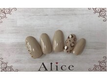 ネイルアンドアイラッシュ アリス(Alice)/デザインネイル￥6000（税込）