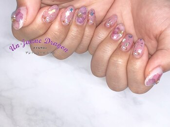 アン ジョーヌドラゴ/【自爪ネイル】フラワーネイル