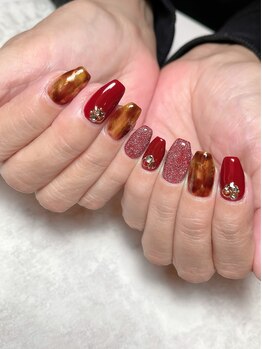 ウィズ ユー(with U produce by Megumi Ohara)/べっこうネイル