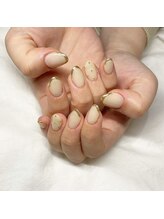 ミントリーフ バイ リート(Mint leaf by Reat)/ミラーフレンチネイル