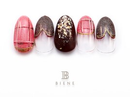 2023年バレンタインネイル-3