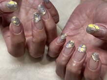 アンネ 東心斎橋店(ANNE)/【パラジェル】ぷっくり氷ネイル