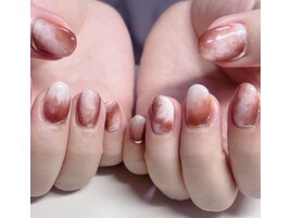 カフェラテ☆ニュアンスネイル