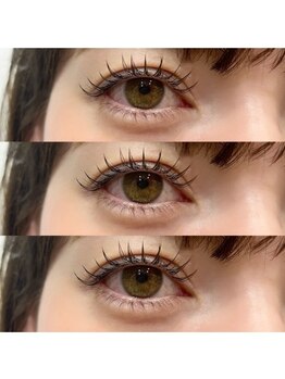 アテ(Ate)の写真/ブラウンまつ毛で自然な抜け感を