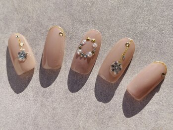 コエル(coel)/雪の結晶ネイル