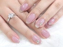 シンデレラジェル(シンデレラGEL)の雰囲気(ブライダルネイルで輝いて☆ 前撮りやフォトウェディングにも♪)