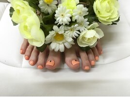 オレンジ☆ワンカラーフット