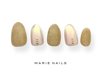 マリー ネイルズ いわきラトブ店(MARIE NAILS)/定額6600税込　ベージュ0701b