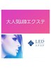 LEDエクステ（プラチナ・フラット選択可）　100本迄　¥8,800