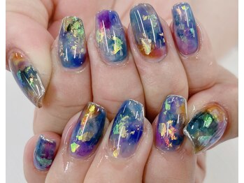 ディーネイル 天王寺(D-nail)/【小山】夏ニュアンスネイル