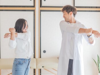 河(KOU)/施術の流れ 7　ストレッチ指導