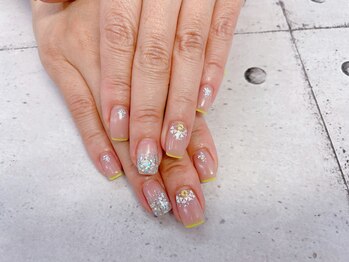 ネイル ビューティーマジック 葛西本店/キラキラフレークネイル