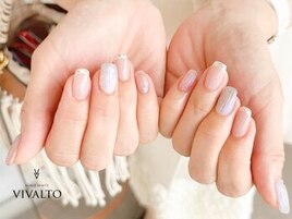 バレンタインネイルアート